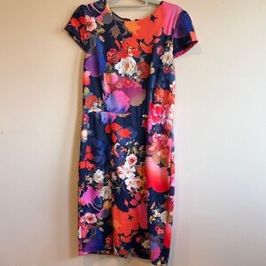 Floral Print Women's Dress Betsey Johnson